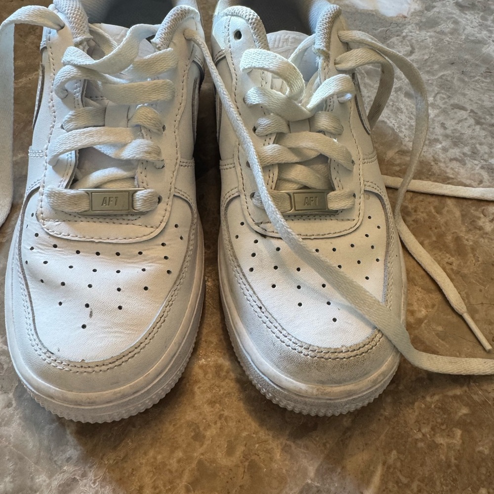 Kids White Nike Sneakers